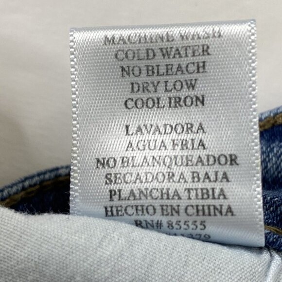 Pistola Women's size 28 Skinny Stretch Blue Jeans Ankle Zippers Destroyed - Picture 7 of 10